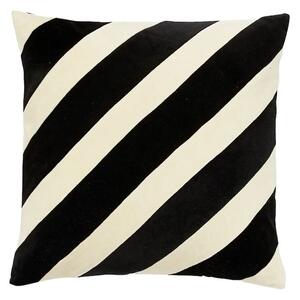 Nordal - Theta Cushion Cover - Kuddfodral - White/Black - W48 x L48 cm