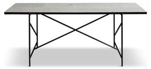 Handvärk - Dining Table 185 by Emil Thorup - Matbord - Black / White Marble - H75 x W185 x D96 cm