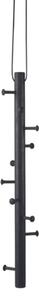 WeDoWood - Copenhanger - Krokar - Oak - Black - L85 x D15 cm