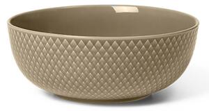 Lyngby Porcelain - Rhombe Color Bowl 15 cm - Skål - Clay - D15,5 x H6 cm
