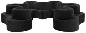 Verpan - Cloverleaf Sofa - 6 units - Modulär soffa - Remix - L: 382 x W: 340 cm