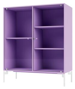 Montana - Ripple Cabinet II - With Snow Legs - Vitrinskåp - Iris - W69,6 X H82,2 X D30 cm