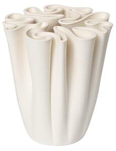 Ferm Living - Dedali Vase - Vas - Off white H18 - W15 x D15 x H18 cm