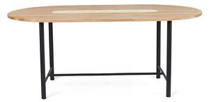 Warm Nordic - Be My Guest / Dining Table - Skåp - Butter Yellow / White Oiled Oak - L180 x W100 x H73 cm