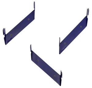Noo.ma - Glips Coat Racks - Klädkrokar - Blueberry Pie - W14 x H22.9 cm - 3 pcs