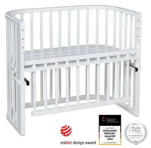 Babybay - Maxi Comfort Plus Co-sleeper - Barnsäng - White Varnished - 96 L x 56.50 W x79 H cm