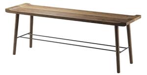 EKTA Handvaerk - Scala Bench - Bänk - Smoked oak - L: 124 x W: 35 x H: 45 cm