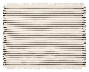 Broste CPH - Elouise Placemat - Bordstablett - Off White/Black - Stock sale - W41,5 x L32 cm, Set of 2