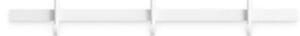 String Furniture - Relief Hook Rail - Garderobskrokar - White - Small - W41 x H5,2 x W4,7 cm