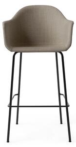 Audo Copenhagen - Harbour Bar Chair / Black Steel Base - Barstol - Upholstery: Remix 2, 233 - W59 x D58,5 x H112 x SH73 cm