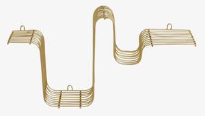 Nordal - Brava Shelf - Hylla - Brass - H26 x L54 cm