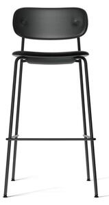 Audo Copenhagen - Co Bar Chair - Barstol - Black Steel / Dakar 0842 / Fully Upholstered - H: 104,5 x SH: 75,5 x W: 50.9 x D: 49.7 cm