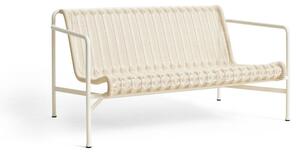 HAY - Palissade Cord Lounge Sofa - Trädgårdssoffa - Cream White - W139 x D88 x H70 CM