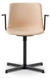 Fredericia Furniture - Pato Swivel Armchair 4012 by Welling/Ludvik - Full Upholstery - Kontorsstol - Vegeta 90 Natural - W63 x D50 x H79,5 x SH46,5 cm
