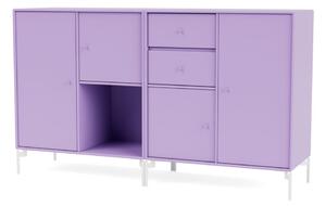 Montana - COUPLE - With white legs - Skänk - Iris - H 82.2 CM / W 139.2 CM / D 38 CM