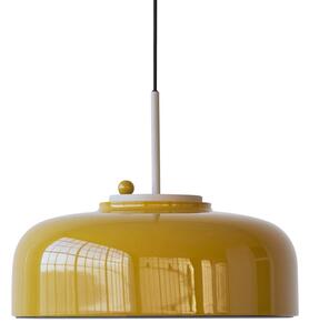PLEASE WAIT to be SEATED - PODGY Pendant / By Krøyer-Sætter-Lassen - Hängande lampa - Turmeric Yellow / Turmeric Yellow - Ø42 x H17 cm