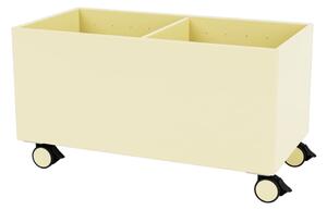 Montana - Colour Box III – S1162 - Med Hjul - Förvaringslådor - Camomile - W69,6 X H37,8 X D35,4 cm