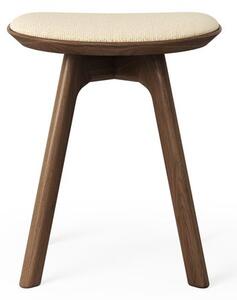 Brdr. Krüger - Pauline bar stool - Oak Smoked Oiled - Pall - Moss, Cream Tekstil - 0019 - H45 cm L36 cm