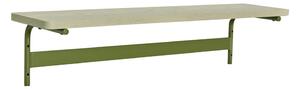 Hübsch - Koi Shelf - Hylla - Grey,Light green - 80x21xh19cm