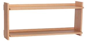 Hübsch - Forma Shelf Nature - Hyllor - Natur - Stor - 100 x 28 x H44 cm
