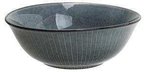 Broste CPH - Skål - Nordic Sea - Buddha Bowl - Skål - Stoneware Charcoal - Ø21XH7,5CM