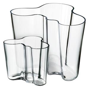 IITTALA - Alvar Aalto Vase - Vas - Clear 2 pcs - 160+95cm