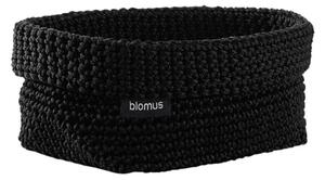 Blomus - Tela - Crochet basket - Korg - Black - Large - H90 x L200 mm