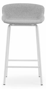 Normann Copenhagen - Hyg Barstol by Simon Legald / Full Upholstery - Barstol - White / Synergy 08 - 65 cm