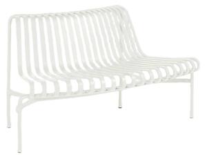 HAY - Palissade park dining bench -out- add-on - Trädgårdsbänk - Cream White - W146 X D81 X H80 X SH45