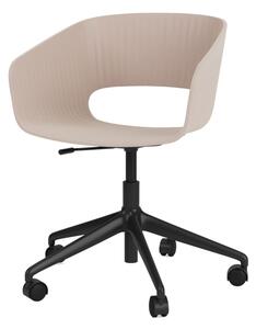 Montana - Marée 406 - Kontorsstol - Mushroom/Frame: Black - H 73-85 cm SH 40-52 cm D 48 cm W 55.5 cm