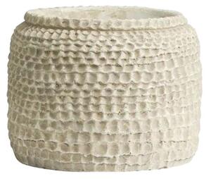 Nordal - AOBA pot - - White, L - H18 x D21 cm
