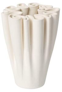 Ferm Living - Dedali Vase - Vas - Off white H11 - W8 x D8 x H11 cm