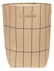 Nobodinoz - Large Storage Basket Vibes - Förvaringslåda för barn - Brown black grid - 44 x 56 x 28 cm