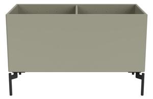 Montana - Colour Box III – S4162 - With Black Legs - Förvaringslådor - Fennel - W46,8 X H42,6 X D35,4 cm