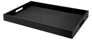 Broste CPH - Tray 'Sarah' Birch Wood - Bricka - Black - Small - W30 x L45 x H4,5 cm