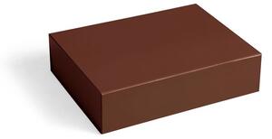 HAY - Colour Storage - Small - Lådor - Milk Chocolate - W25,5 x L33 x H8,5 cm