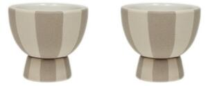 OYOY LIVING - Toppu Egg Cup - Pack Of 2 - Äggkoppar - 306 Clay - Ø5 x H4,5 cm