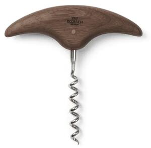 Kay Bojesen Denmark - Corkscrew by Kay Bojesen - Flasköppnare - Oiled Walnut - H: 11 cm B: 11 cm D: 2.5 cm