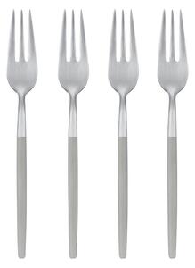 Blomus - Maxime Set of 4 Cake Forks - Bestick - Mourning Dove - B2 x T15 cm