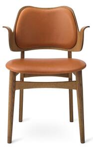 Warm Nordic - Gesture Chair / Teak Oiled Oak - Matstol - Silk 0250 (Camel) - L58 x W54 x H80 cm