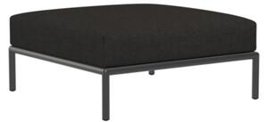 HOUE - LEVEL / Ottoman - Trädgårdsmöbler - Sooty Grey/Dark Grey - L81 x W81 x H38 x SH38 cm