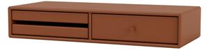 Montana - MAKEUP - Wall mounted - Hylla - Hazelnut - B 69,6 x H 12,6 x D 30 cm