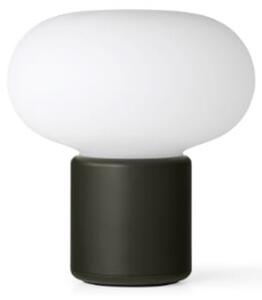 New Works - Karl-Johan Portable Table Lamp - Bärbar lampa - Forest Green - H18 x Ø16 cm