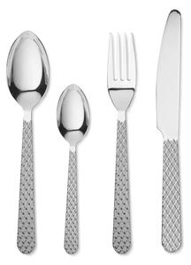 Lyngby Porcelain - Rhombe Cutlery Set - Bestick - Steel - 16 stk