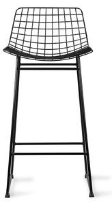 HKLiving - Wire Bar Stool - Barstol - Black - 42 x 47 x 89 x SH67 cm