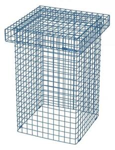 Kalager Design - Wire Stool - Pall - Pastel Blue - L34 x D34 x H50 cm