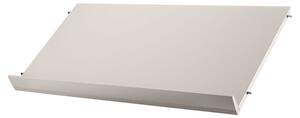 String Furniture - Wood Magazine Shelf - Tidningshållare - Large - Beige - 78x30x15 cm