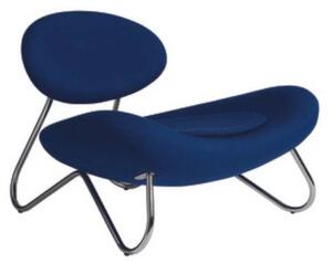 Woud - Meadow Lounge Chair - Chrome - Lounge stol - Vidar 772 - L100 x D88 x H67 cm