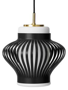 Warm Nordic - Opal Lamella - Hängande lampa - Black Noir - L26 x D26 x H25 cm