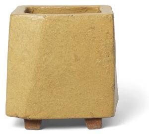 Ferm Living - Kurinu Pot - Blomkruka - Honey - B: 15.5 x H: 16 x D: 16 cm